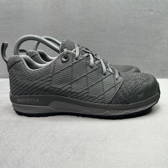 Irish Setter Nisswa Womens Size 8.5 Oxford Gray Aluminum Safety-Toe Work Shoe - Picture 1 of 8